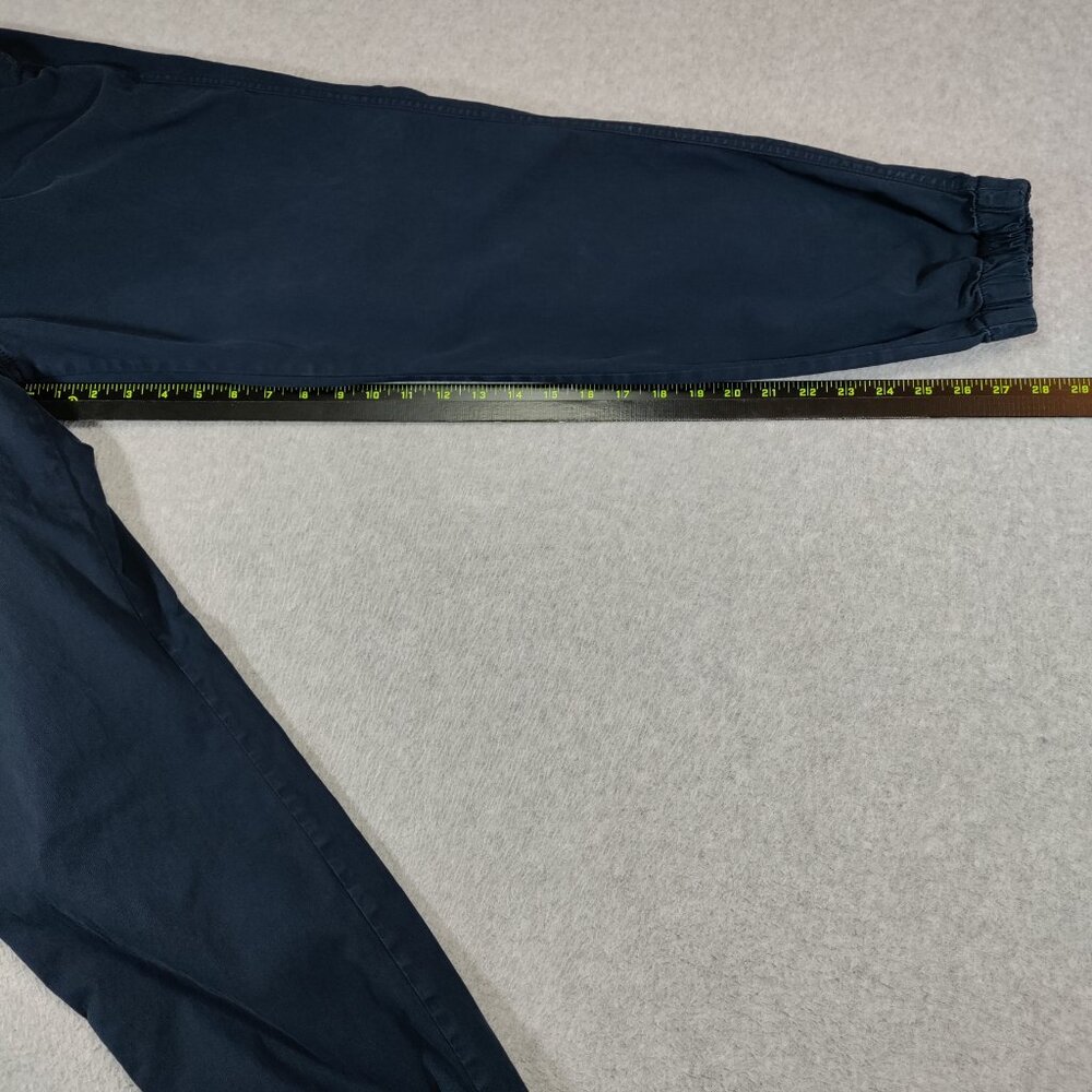 Bearbottom Jogger Pants Mens L Navy Blue Cotton Stretch Elastic Waist Cuffed Hem - Picture 6 of 8